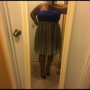 Lightweight strapless dress